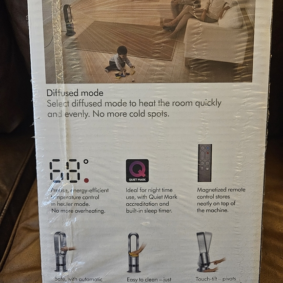 Dyson Hot + Cool Jet Focus Heating & Cooling Fan - Picture 13 of 16
